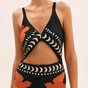 Bird print swimsuit - brand new with tag and bag